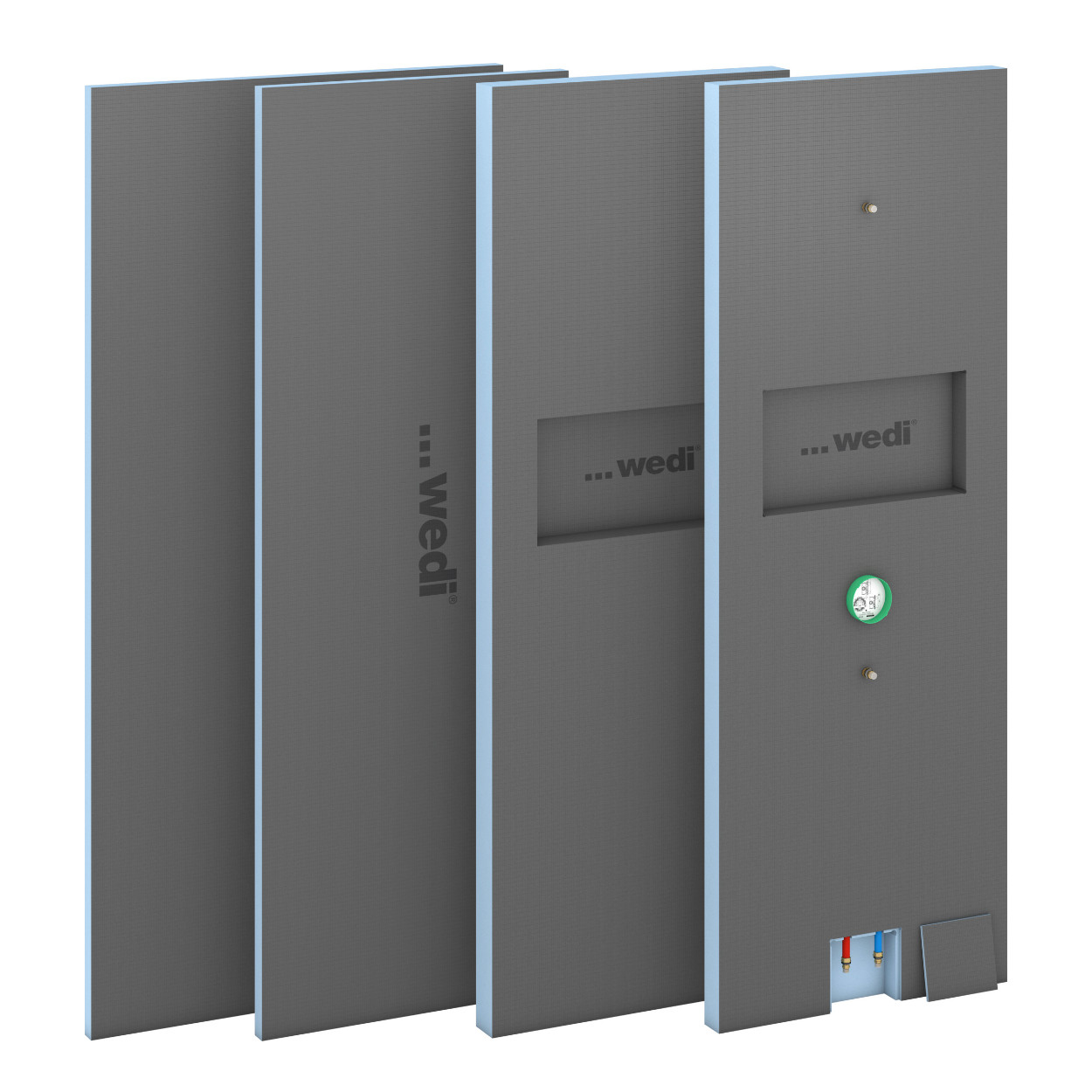 Wedi Sanwell Wandelement met Nis